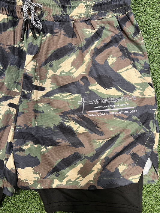 Transformative faith Shorts V1 Brown