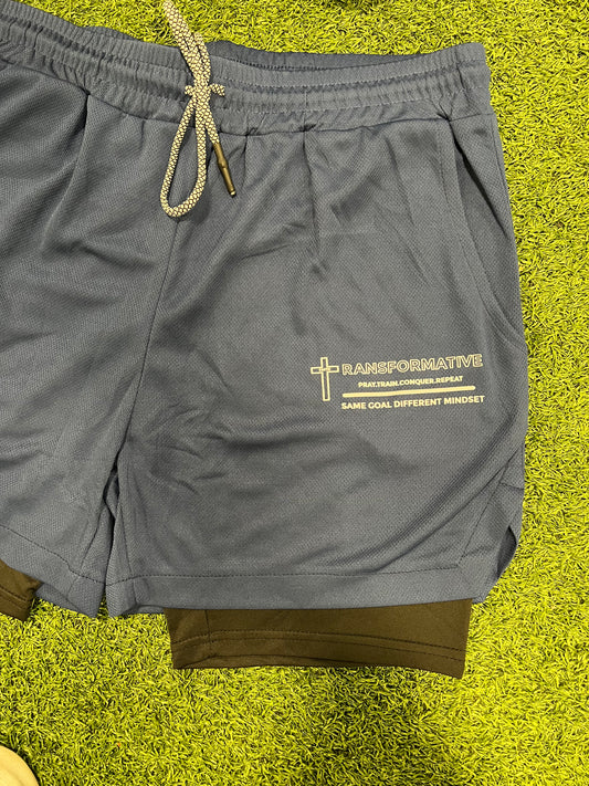 Transformative faith Shorts V1 Navy