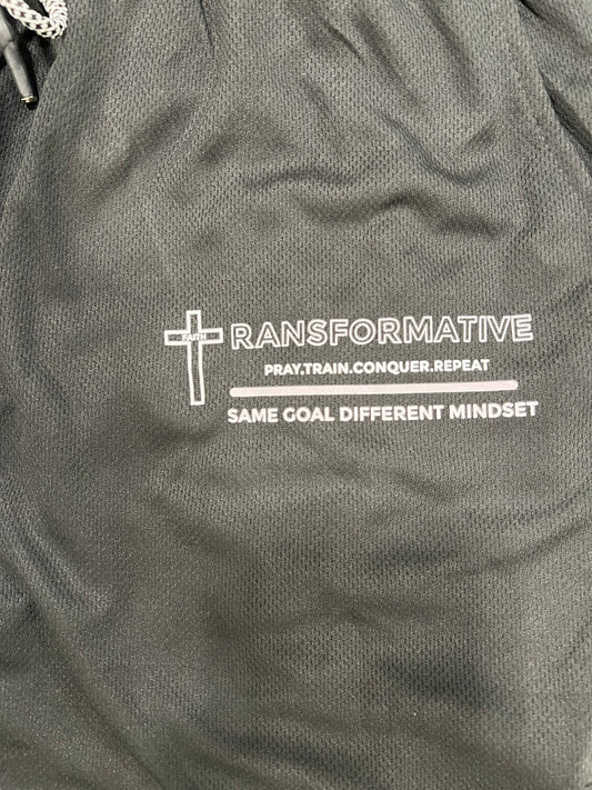 Transformative faith Shorts V1 Black