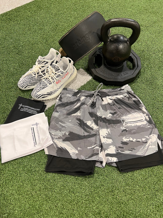 Transformative faith Shorts V1 Grey