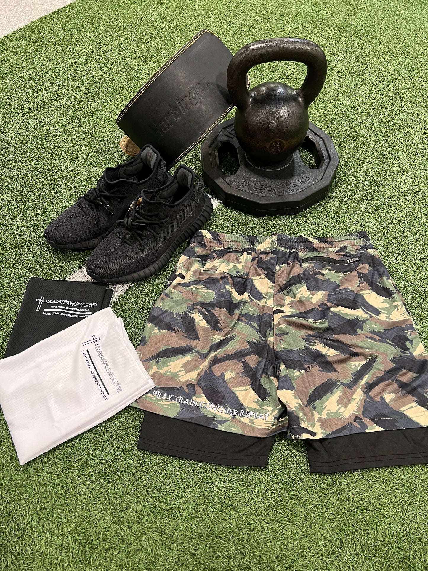 Transformative faith Shorts V1 Brown
